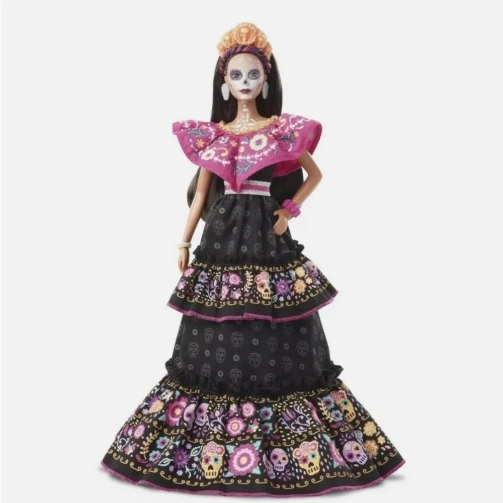 The Barbie 2021 Female Dia De Los Muertos Day of The Dead Doll by Mattel NIB